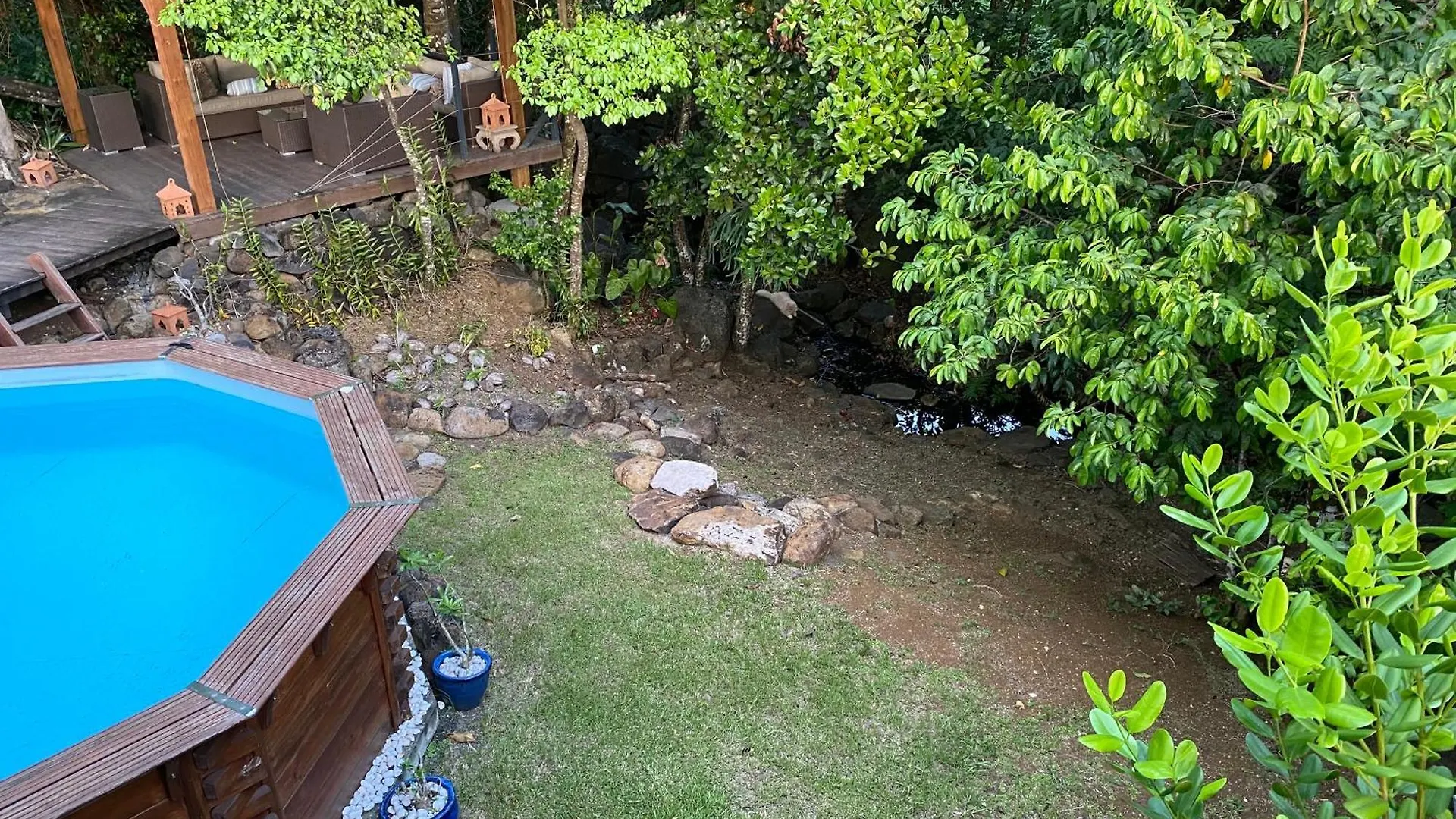 1Er Etage Vue Mer Villa La Mahaudiere A 300M De La Plage De Grande Anse A Pied Deshaies Διαμέρισμα
